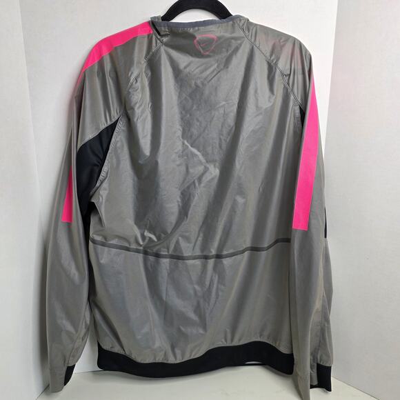 Nike, Grey and Pink Windbreaker, Unisex, XL - Picture 4 of 7